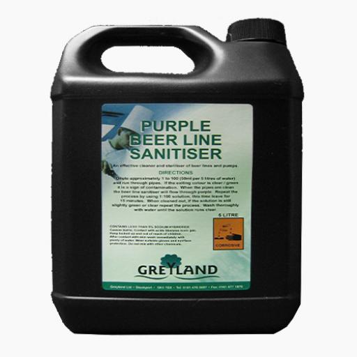 Purple Beer Line Sanitiser 5L