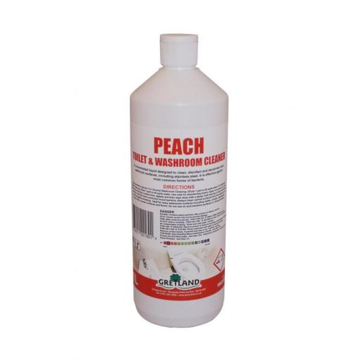 Peach Toilet & Washroom Cleaner 5L